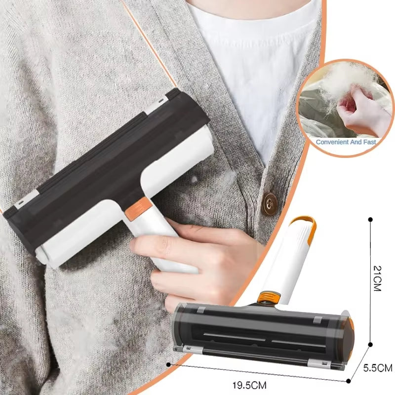 Pet Hair Removal Roller Multifunctional Portable Washable Hair Removal Brush Electrostatic Two-Way Dog ​​And Cat Hair Sticker