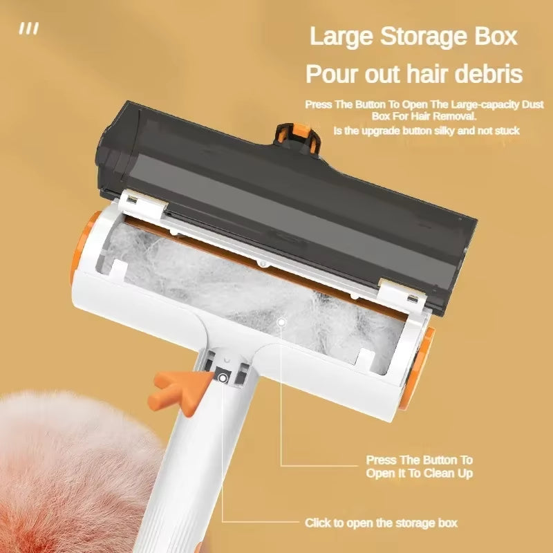 Pet Hair Removal Roller Multifunctional Portable Washable Hair Removal Brush Electrostatic Two-Way Dog ​​And Cat Hair Sticker
