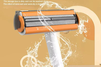 Pet Hair Removal Roller Multifunctional Portable Washable Hair Removal Brush Electrostatic Two-Way Dog ​​And Cat Hair Sticker